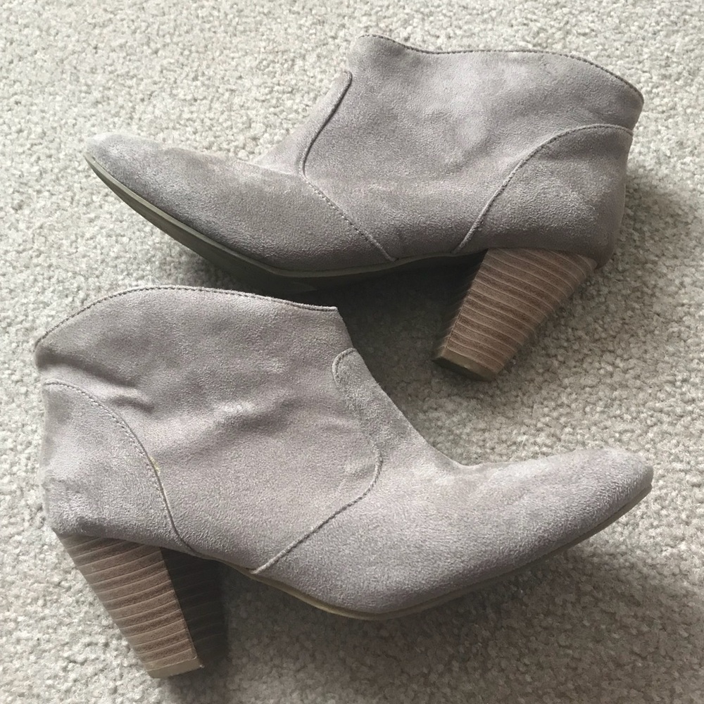 Taupe booties
